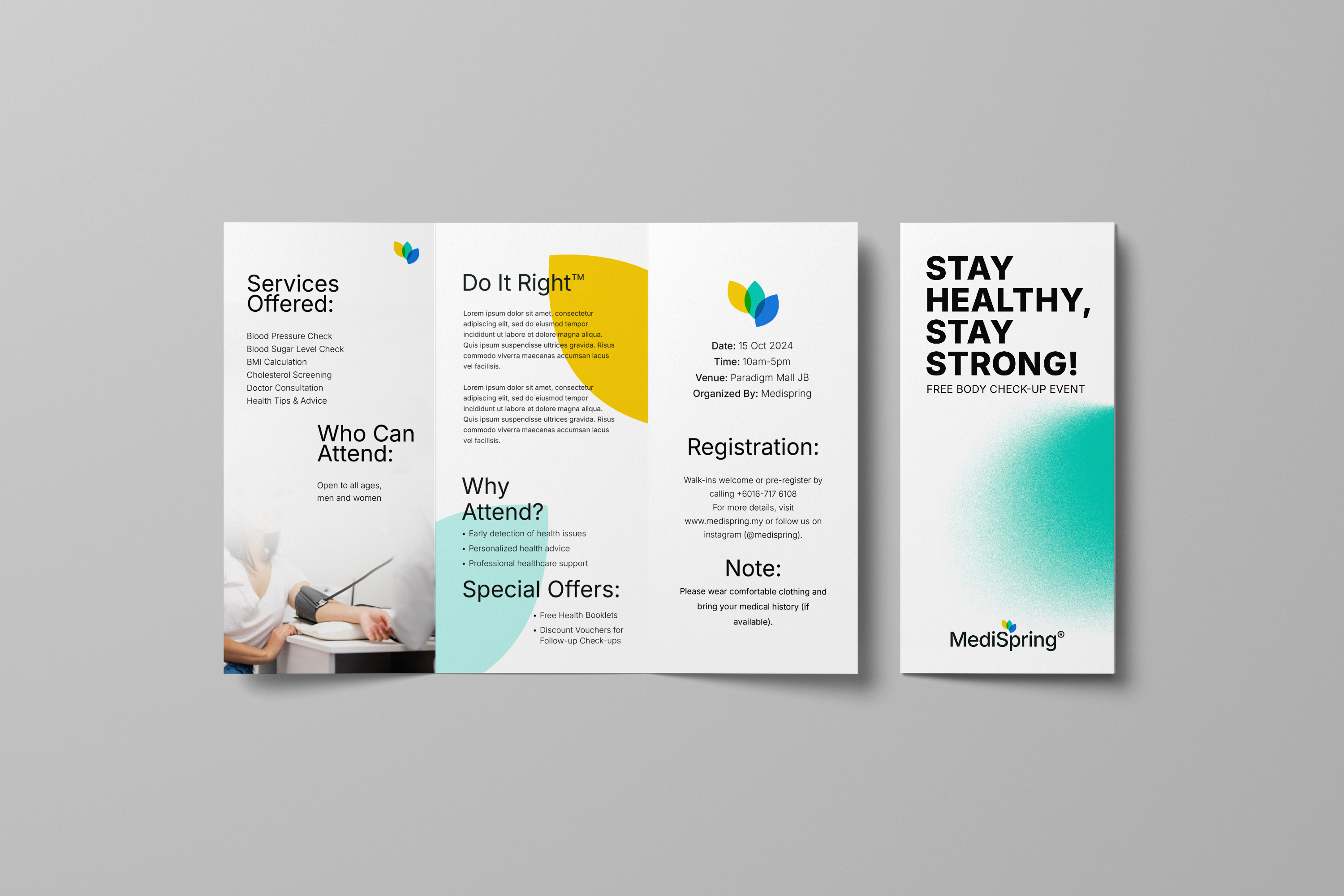 Tri-fold brochure and flyer