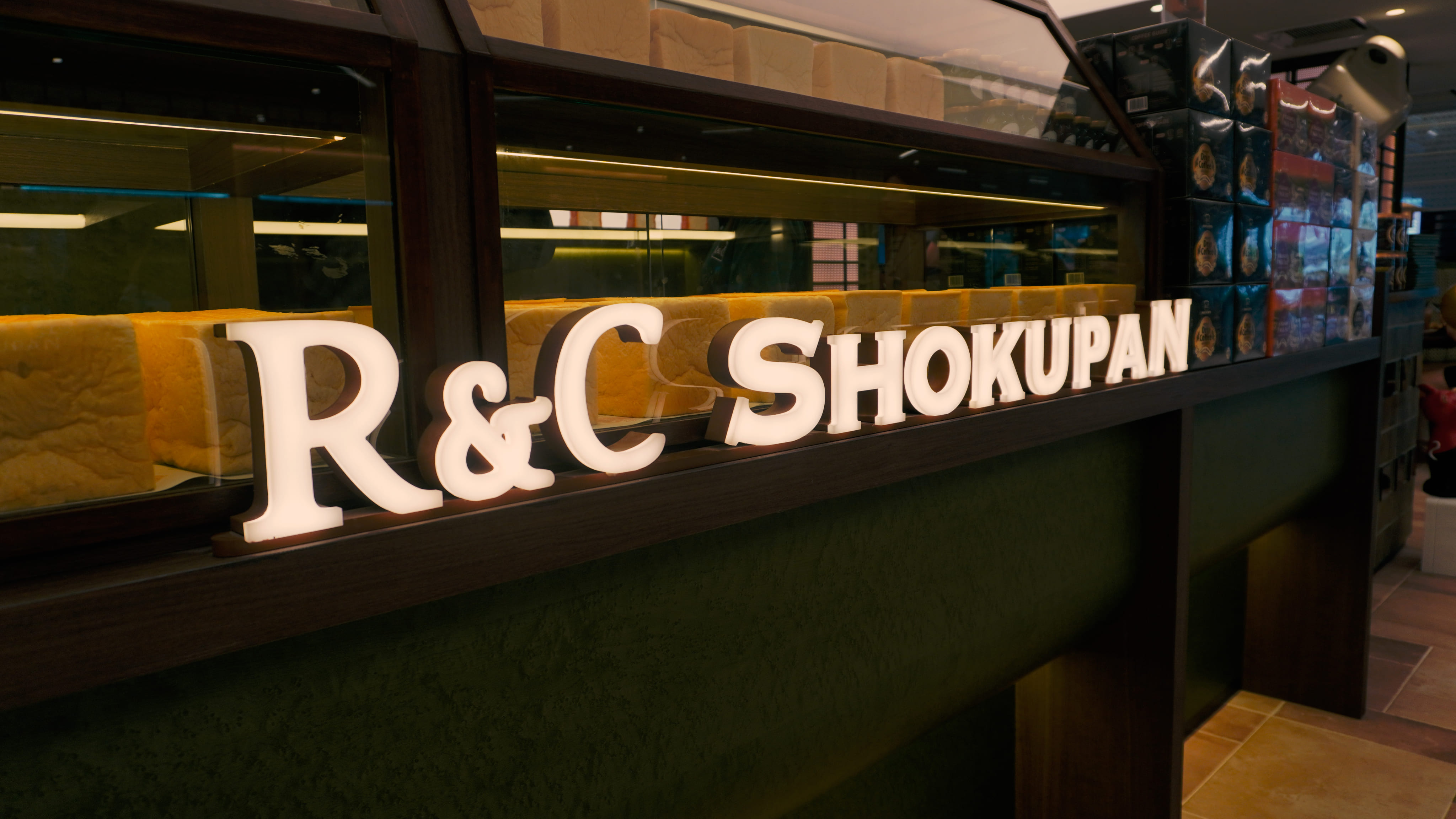 Roast and Coffee shop counter