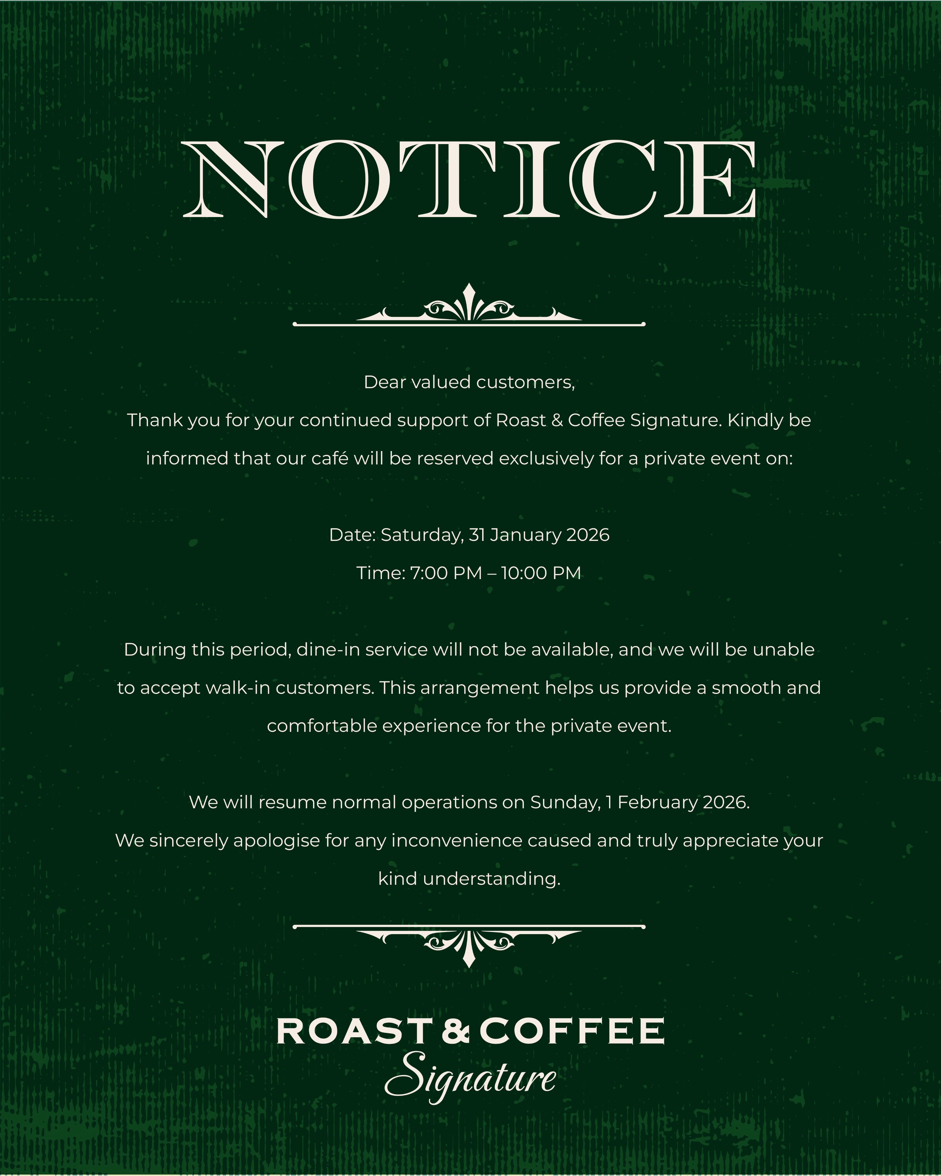 Roast and Coffee social media design 9